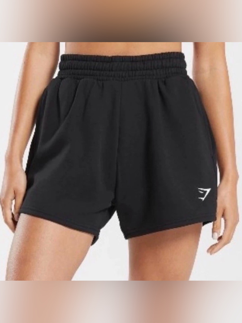 Gymshark Black Athletic Women's Shorts With Logo Size Small